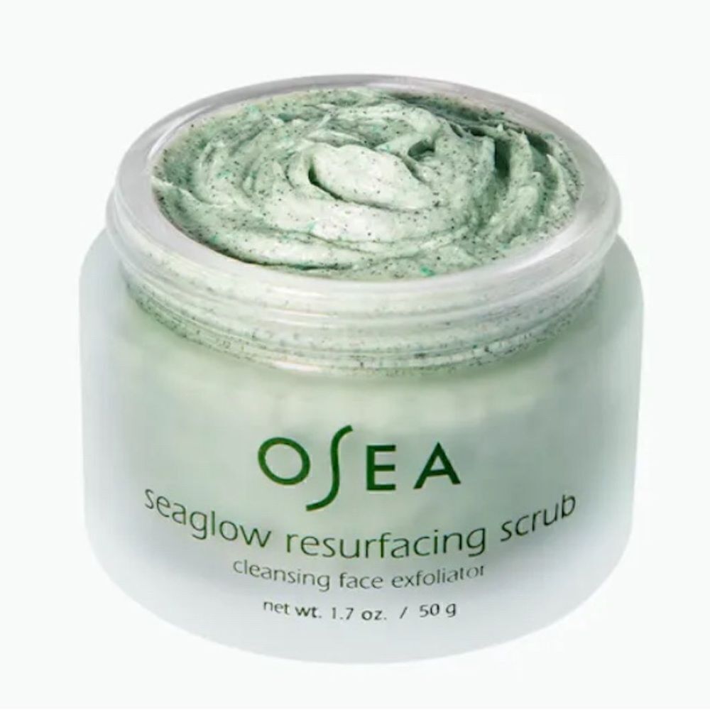 OSEA Seaglow Resurfacing Scrub cleansing face exfoliator brand new in box
